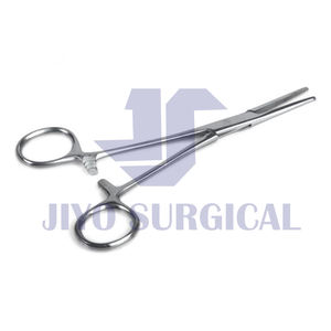 กรรไกรสแตนเลสแบบกําหนดเองตรงและโค้งผ่าตัดคุณภาพสูง คีมเคลลี่ CE ISO ได้รับการอนุมัติ - Product Image 4