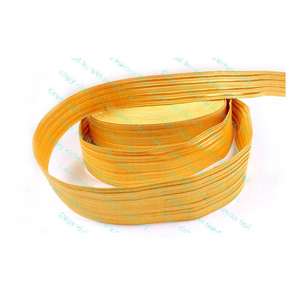 Ribete de encaje metálico de 2.5 cm de ancho para uniformes, trenza ceremonial, dorado, cómodo para vestir. - Product Image 5