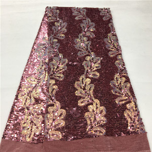 Venta caliente 2020 tela inferior de terciopelo de África tela de encaje bordado elegante y romántico tela de lujo Africana encaje piedra india <span class=keywords><strong>La</strong></span> - Product Image 3