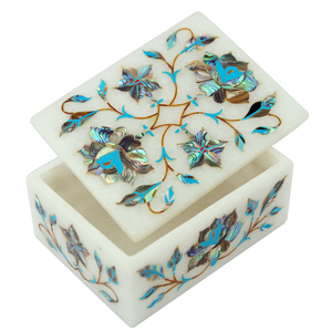 Inlay Marble Jewelry <b>Box</b> - Product Image 1