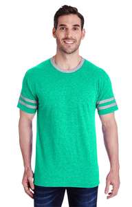 T-Shirt unisexe pour adultes, vêtements de sport, en soie et coton, humains, 4.5 oz. TRI-BLEND de densité - Product Image 2