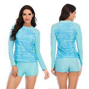 เสื้อแรชการ์ดสำหรับผู้หญิงดีไซน์แบบมืออาชีพพิมพ์โลโก้ของคุณ - Product Image 1