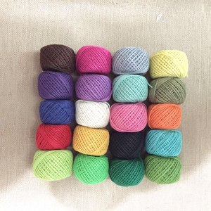 Hilo de yute colorido, colores personalizados, la mejor calidad, 100% - Product Image 2