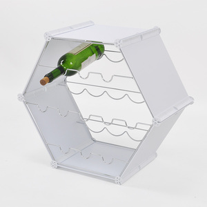 4-Tier Matte Black Coating Metal <b>Wine</b> Display <b>Rack</b> - Product Image 6
