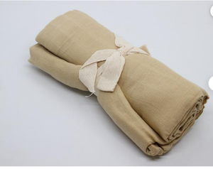 Personalized Swaddle Blanket Soft Organic Cotton Infant Baby <b>Muslin</b> Swaddle Blanket - Product Image 2