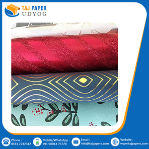 Grand ensemble de papier d'emballage cadeau écologique fabriqué à la main à imprimé floral coloré personnalisé en vente principalement - Product Image 3