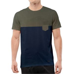 Camiseta de talla grande transpirable de secado rápido para hombre 100% algodón de peso pesado personalizada al por mayor con marca personalizada - Product Image 1