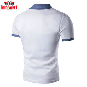 Polo de manga corta para hombre, ropa de negocios informal, 100% de algodón, de último diseño - Product Image 4