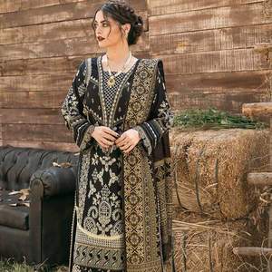 Robe de mariage magnifique, tenue de bonne qualité, édition de mariage, Collection de broderie, longue robe complète - Product Image 2