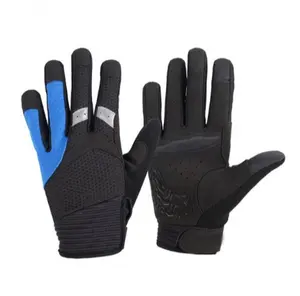 Respirant 3d Sport Full Finger Knuckle Protection Écran Tactile Moto Gant pour Homme Moto Racing Gants Personnalisé D'été