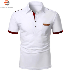 เสื้อโปโลผู้ชายระบายอากาศได้ดี – เสื้อยืดโปโลแขนสั้นผ้าฝ้าย 100% เนื้อนุ่ม สกรีนโลโก้ได้ตามต้องการ สำหรับฤดูร้อน สไตล์สตรีทแวร์ - Product Image 2