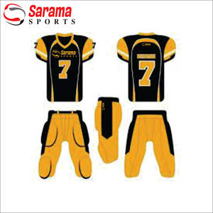 Último diseño personalizado uniforme americano buen precio uniformes de fútbol para hombres Jersey personalizado, - Product Image 1