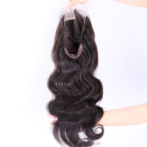 Đơn Knots Ren Top Wigs Trinh Nữ Monogilian Tóc Cơ Thể Sóng Do Thái Kosher Tóc Người Tóc Giả - Product Image 3