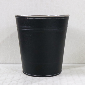 PU Leather Covered <b>Stainless</b> <b>Steel</b> Ice Bucket or <b>Wine</b> <b>Cooler</b> Manufacturer and Supplier From India - Product Image 2