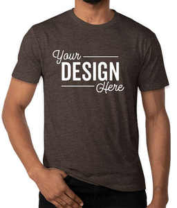 T-shirt Muscle personnalisé T-shirt homme Tri-mélange personnalisé T-shirt Muscle personnalisé Bella + toile T-shirt Jersey unisexe - Product Image 4