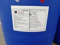 Acide acétique glacial de qualité alimentaire et industrielle à 99,85 %, GAA 64-19-7