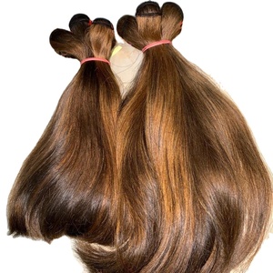 El mejor cabello lacio natural de alta calidad, extensiones de cabello humano de color resaltado - Product Image 1