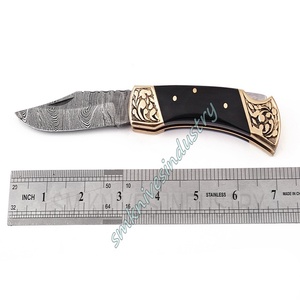 Cuchillo de bolsillo plegable, hecho a mano, Damasco, smk1312 - Product Image 4