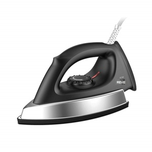 Reve Poids Lourd 1000 Watts Fer À Repasser pour Vêtements-Semelle Antiadhésive Fer Sec (Noir) - Product Image 1