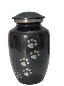 Haute qualité à la main Antique laiton urne couvercle funérailles décor à la maison métal aluminium crémation urne sculpté amour thème modèle Imitation - Product Image 5