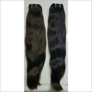 100% ธรรมชาติอินเดียนามสกุลผมมนุษย์ตรงสานหนังกำพร้าชิดต่อผม - Product Image 2