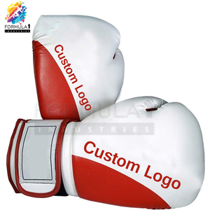 Diseña tus propios guantes de boxeo con nombre de marca personalizado F1I-49 Guantes de boxeo de alta calidad para hombres de Muay Thai MMA - Product Image 1