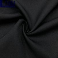 Tissu textile CP6360 Taiwan 100% polyester, couleur personnalisée, sergé, pour robe de mariée, costume, abaya