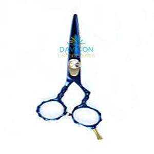 Tijeras de peluquería con revestimiento de titanio azul, instrumentos de belleza - Product Image 1