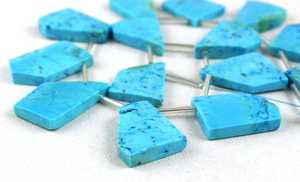 นักเก็ตพลอยเทอร์ควอยซ์ธรรมชาติเกรด AAA สีฟ้าท้องฟ้ายอดนิยม2022สำหรับการทำเครื่องประดับ - Product Image 2