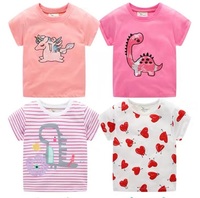 T-shirt à manches courtes pour enfants, en coton, unisexe, de haute qualité, personnalisés, avec logo, service OEM, pour garçons et filles, collection