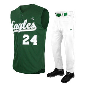Uniforme de Béisbol Transpirable de Alta Calidad para Venta al Por Mayor, Personalizable con Nombre de Equipo, Marca Deportiva - Product Image 3