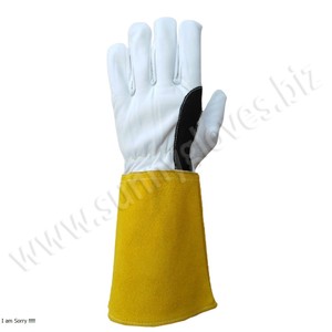 Guantes de Soldadura Industrial, resistentes al calor, cuero de vaca, TIG MIG - Product Image 5