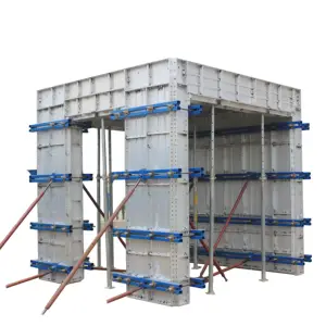 模板混凝土模块化建筑模板，墙板柱拉杆铝模板系统