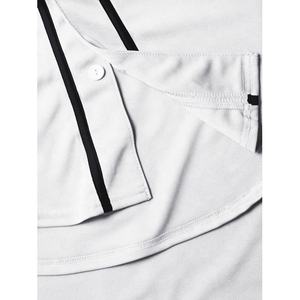 Camiseta de Béisbol Urbana Clásica para Hombre PIHA SPORTS, Manga Corta, Casual, con Botones, Rayas, Cuello en V, Corte Estándar, 100% Poliéster - Product Image 4