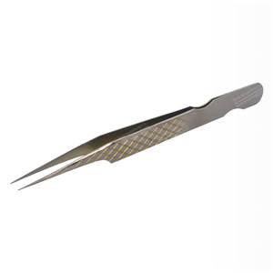 Sharpinst ที่ต่อขนตาตรงแบบโปรสแตนเลสสตีลสีโรสโกลด์เคลือบพลาสม่า - Product Image 2