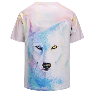 Venta al por mayor de Camisetas Personalizadas de talla grande para hombre, cuello redondo, impresión digital, transpirable, tejido de Jersey de secado rápido - Product Image 3