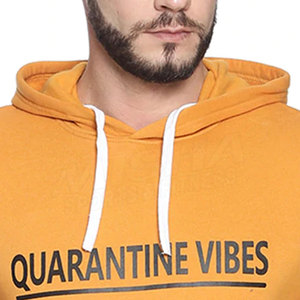 บล็อกสีเชือกแขนยาวเสื้อกันหนาวหมวกแฟชั่นแขนยาวปกติผู้ชายเสื้อกันหนาวหมวก - Product Image 4