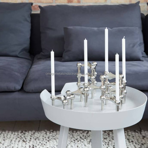 Fabricant de 3 bougeoirs en Aluminium de haute qualité et support de chandelier pour la décoration de la maison - Product Image 4