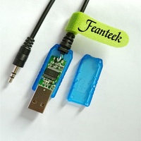 Convertisseur série TTL vers USB USB TTL-232R-5V-AJ Prise audio 3,5 mm Adaptateur UART Câble 6FT Câble FTDI