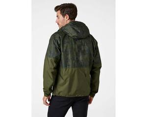 Veste coupe-vent décontractée pour homme, idéale pour les sports d'hiver en plein air, col montant, imperméable, écologique, à capuche, réversible, en toile - Product Image 2
