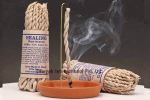 Corde de prière religieuse faite à la main emballage de Carton d'encens d'herbe de désodorisant de chambre écologique - Product Image 3