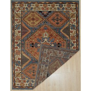 Direct Factory Handmade Handknotted Wool Silk Rug Modern Square Pattern Luxury Style Kitchen <b>Indian</b> Manufacturer Wholesaler - Product Image 4