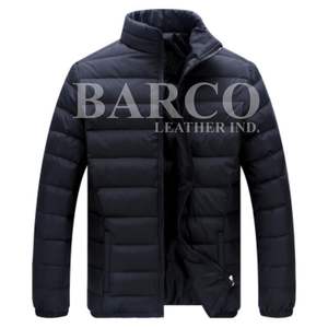 Unisex Winter Streetwear Puffy Jacket Hooded Stand Pocket Customizable New Style <b>Puffer</b> <b>Coat</b> <b>Long</b> Sleeve Cross Panel Stitching - Product Image 5