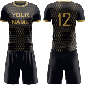 Uniforme de fútbol personalizable de alta calidad con diseño único Tecnología de corte automatizado Personalice el logotipo de nombre de su equipo - Product Image 3