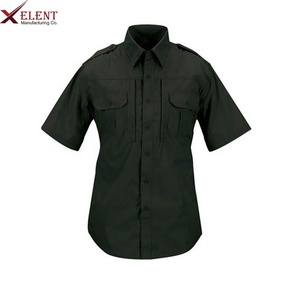 Camisas de Uniforme de Guardia de Seguridad de Secado Rápido Unisex con Logotipo Personalizado, Uniformes de Seguridad de Verano Económicos Personalizables con Mangas Cortas - Product Image 3