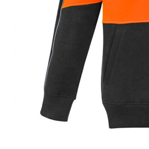 Sweat-shirt en molleton simple réfléchissant haute visibilité, à capuche détachable, sweat-shirt de sécurité haute qualité - Product Image 2