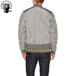 Vêtements de sport UNIQUE Veste bomber slim fit pour homme, hiver, imperméable, respirante, nylon/polyester, poches, fermeture éclair, col montant - Product Image 3