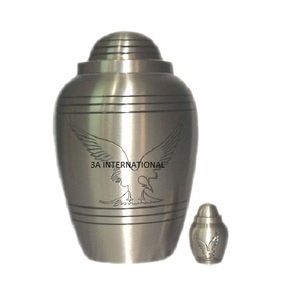 Nouvelle gamme d'urnes en métal pour cendres humaines Eagle Design Jar Urnes de crémation en laiton Cendres humaines Pot de luxe Urnes de crémation en laiton - Product Image 2