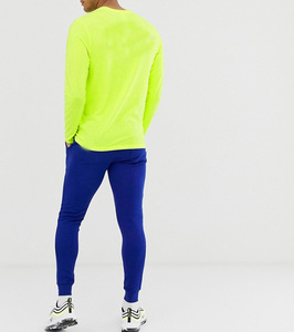 Camisetas de algodón con Logo personalizado para hombre, Camisa lisa de manga larga con cuello redondo de pirata y amarillo - Product Image 2