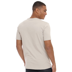 เสื้อยืดคอกลมทรงสลิมฟิตสำหรับผู้ชายทรงสูงสีฟ้าเปื้อนฝุ่น - Product Image 6